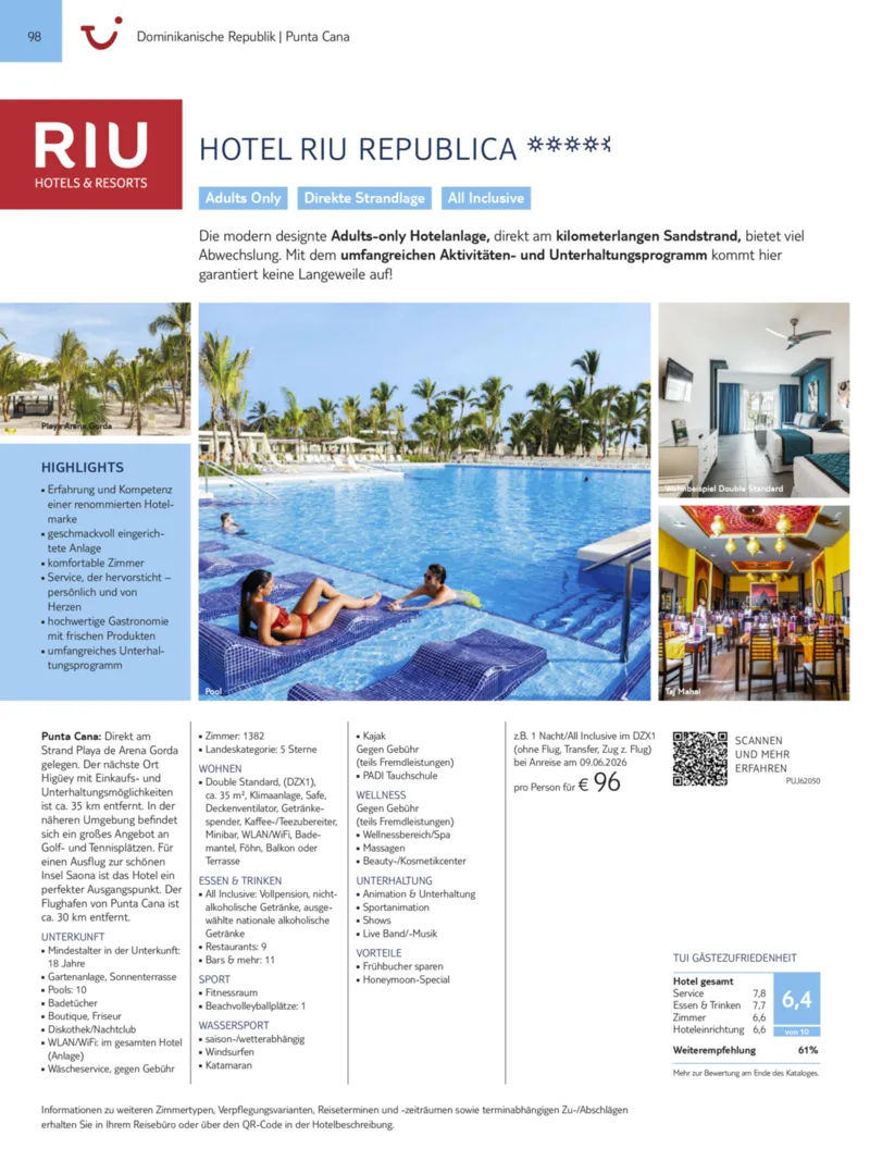 TUI Prospekt vom 13.09.2025, Seite 98