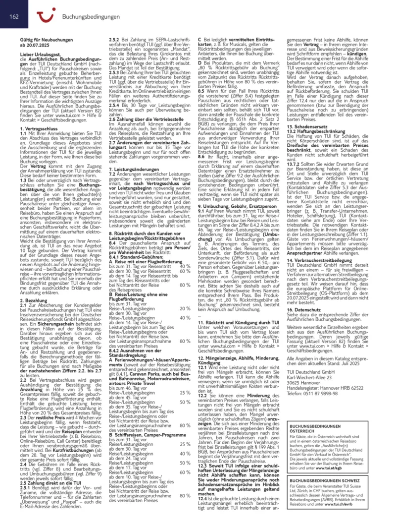 TUI Prospekt vom 13.09.2025, Seite 162