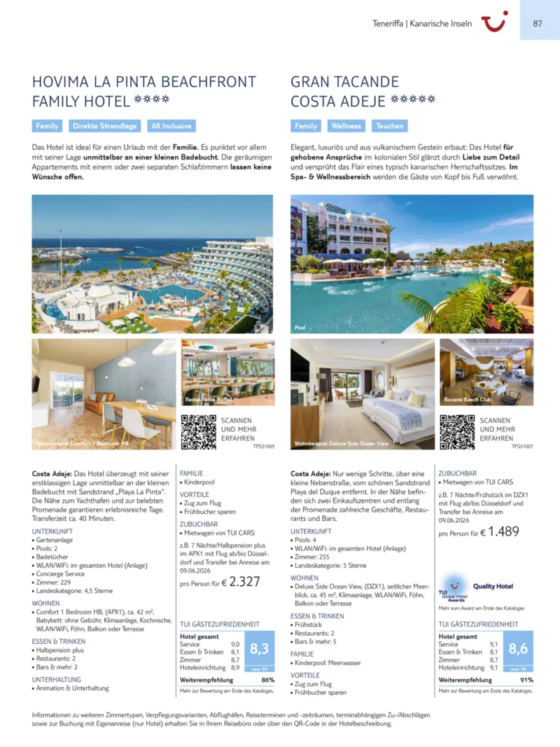 TUI Prospekt vom 13.09.2025, Seite 87