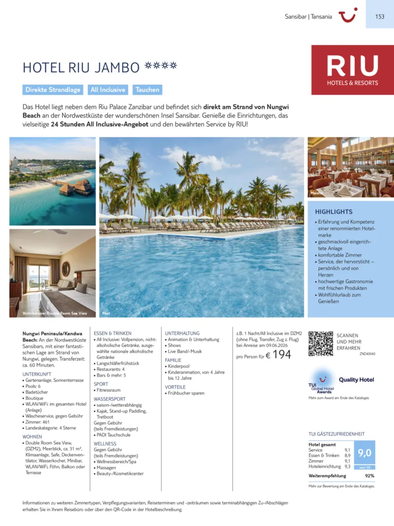 TUI Prospekt vom 13.09.2025, Seite 153