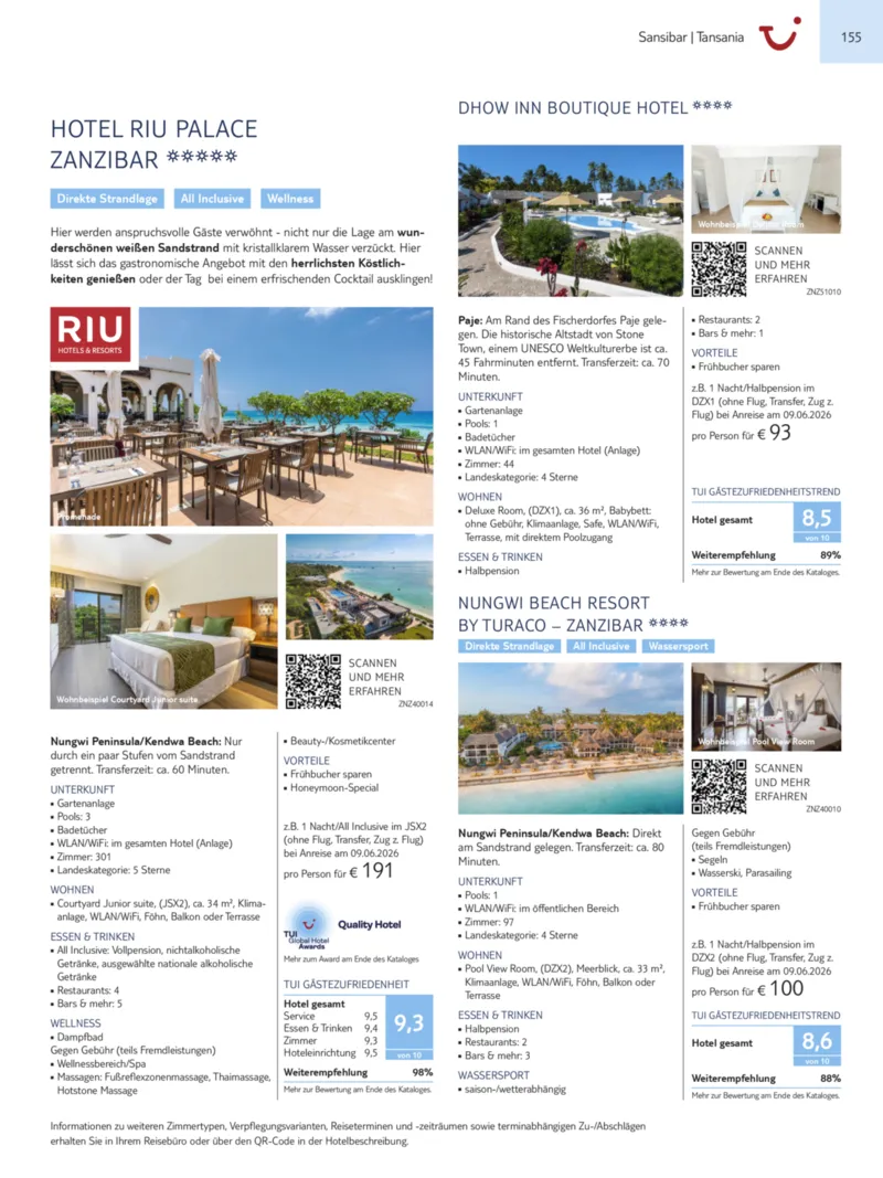 TUI Prospekt vom 13.09.2025, Seite 155