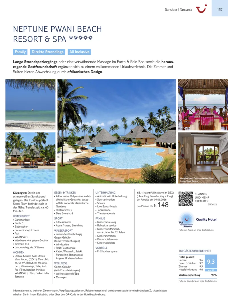 TUI Prospekt vom 13.09.2025, Seite 157