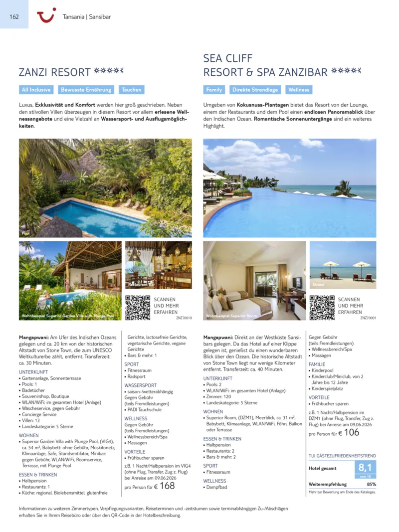 TUI Prospekt vom 13.09.2025, Seite 162
