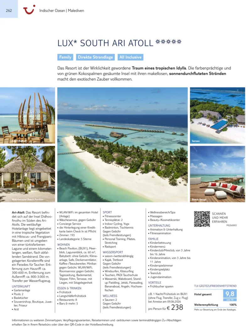 TUI Prospekt vom 13.09.2025, Seite 262