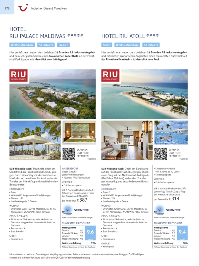 TUI Prospekt vom 13.09.2025, Seite 278