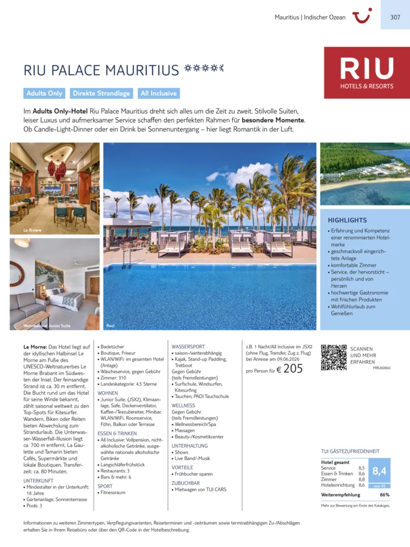 TUI Prospekt vom 13.09.2025, Seite 307