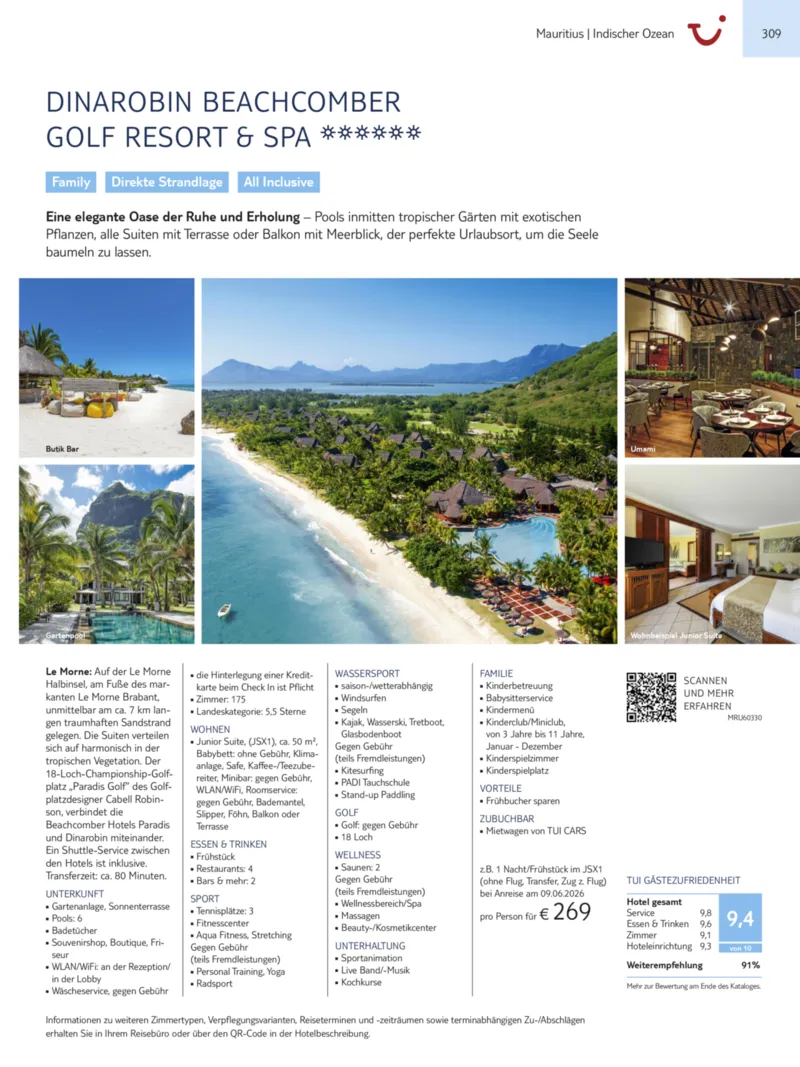 TUI Prospekt vom 13.09.2025, Seite 309