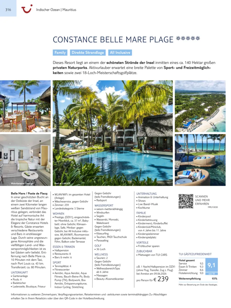 TUI Prospekt vom 13.09.2025, Seite 316