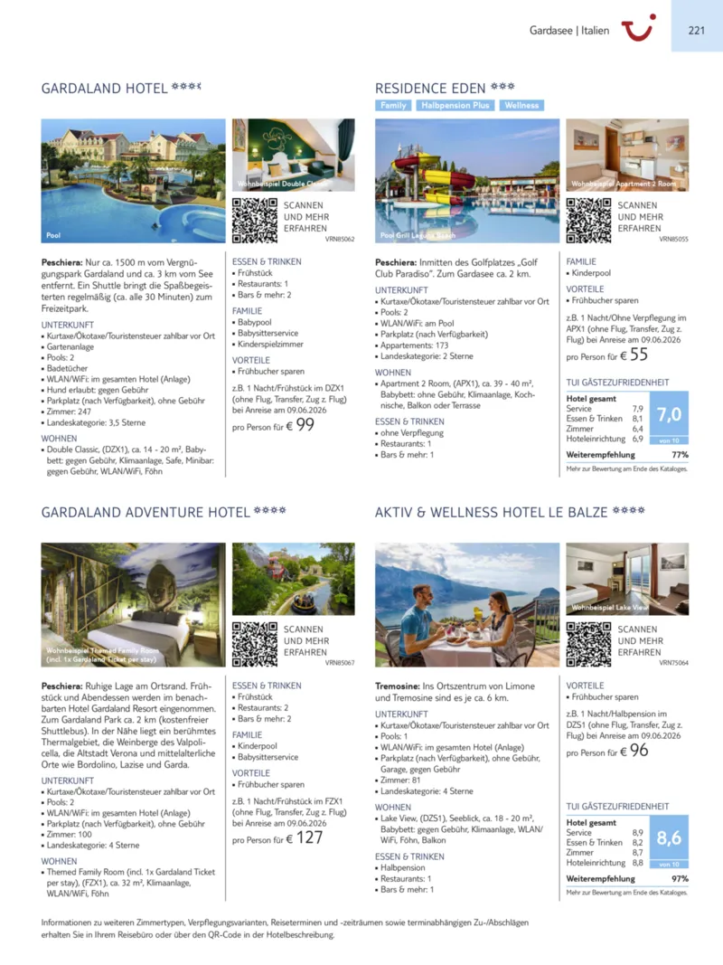 TUI Prospekt vom 01.11.2025, Seite 221