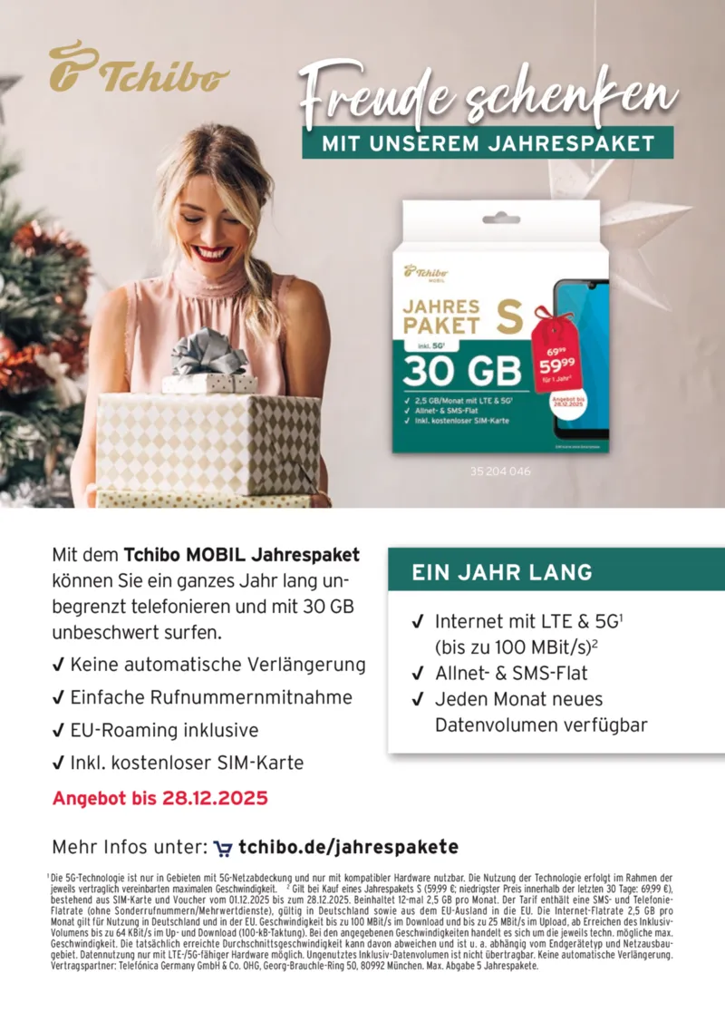 Tchibo Prospekt vom 10.12.2025, Seite 38