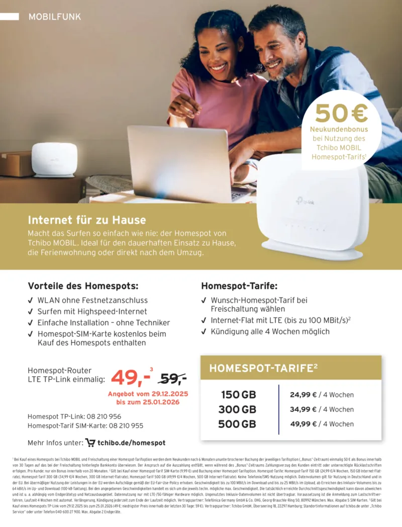 Tchibo Prospekt vom 01.01.2026, Seite 160