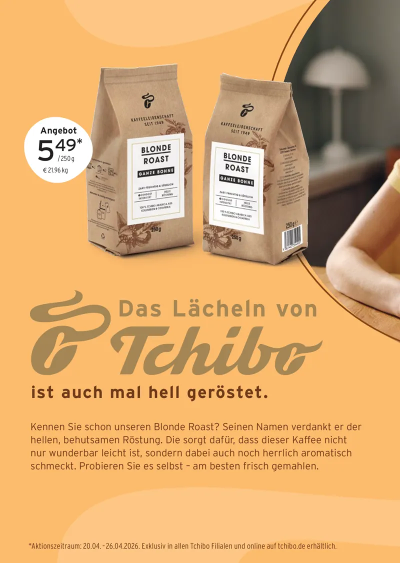 Tchibo Prospekt vom 22.04.2026, Seite 34