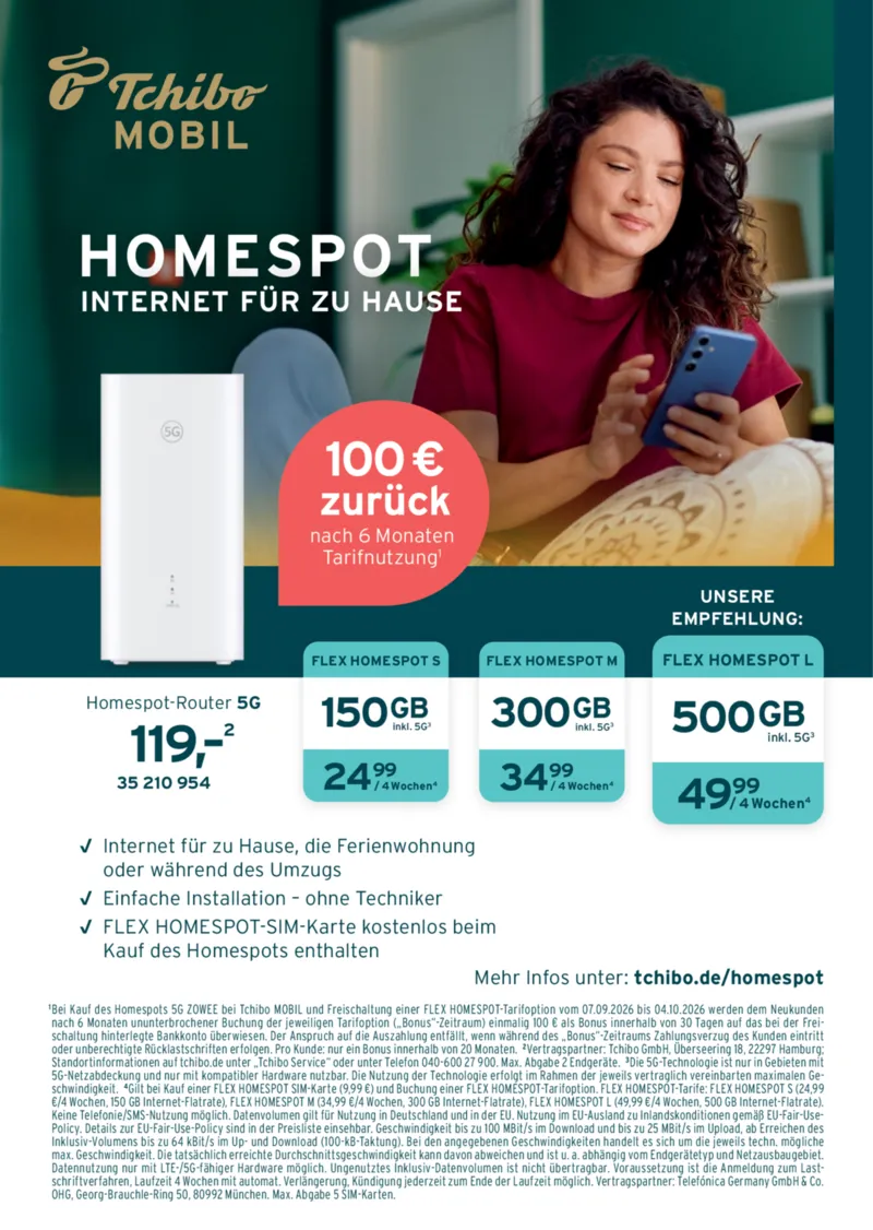 Tchibo Prospekt vom 08.09.2026, Seite 38