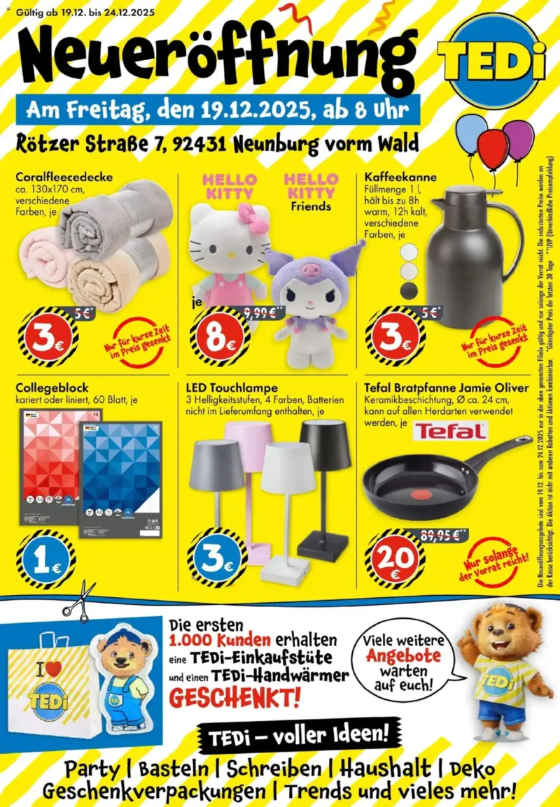 TEDi Prospekt vom 19.12.2025, Seite 1