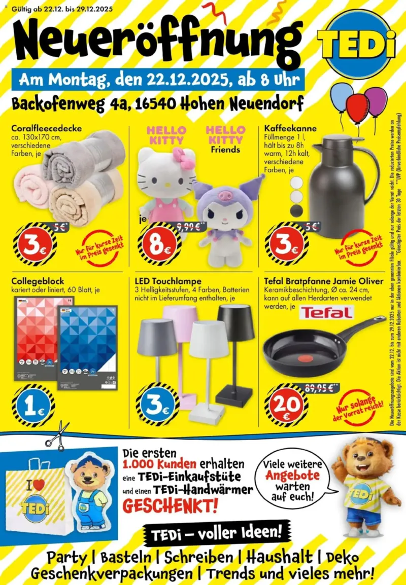 TEDi Prospekt vom 22.12.2025, Seite 1