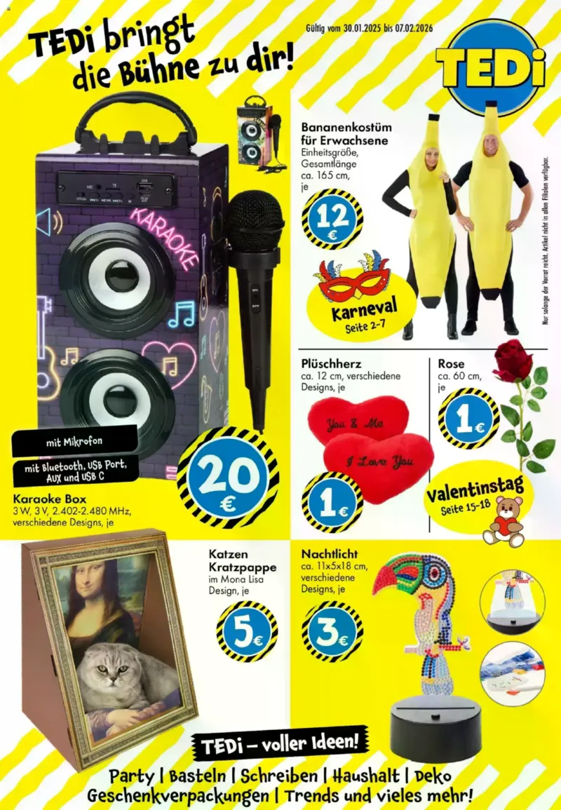 TEDi Prospekt vom 30.01.2026, Seite 1