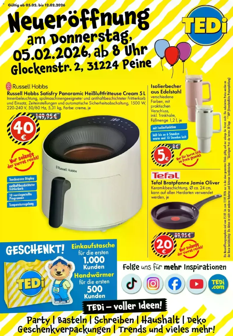 TEDi Prospekt vom 05.02.2026, Seite 1