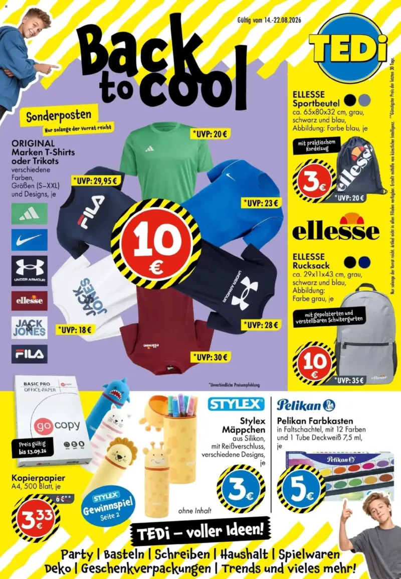 TEDi Prospekt vom 14.08.2026, Seite 1