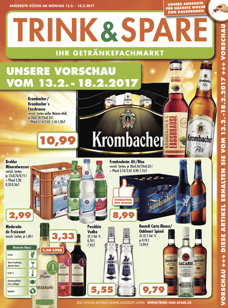 Alle Trink & Spare Prospekte online finden!