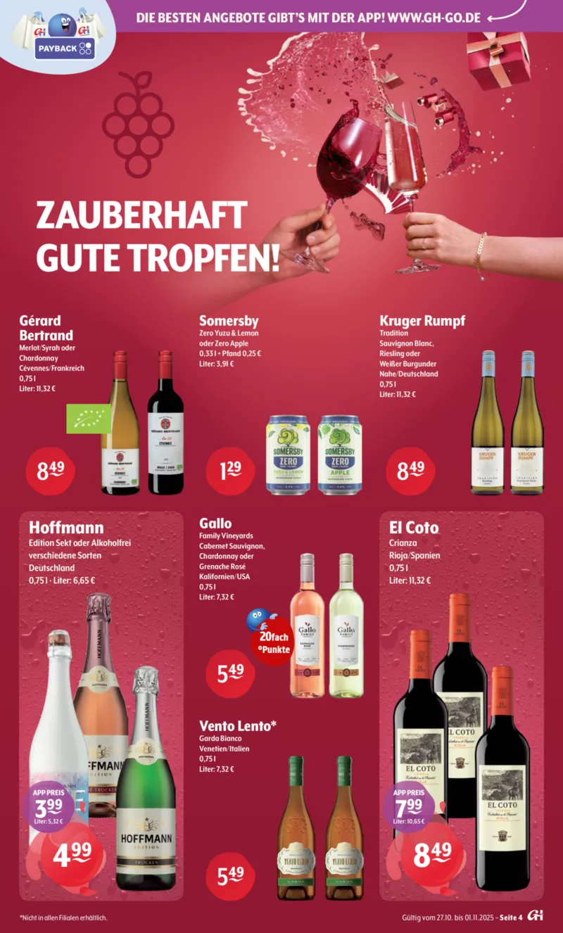 Trink & Spare Prospekt vom 27.10.2025, Seite 4 Trink & Spare Prospekt vom 27.10.2025, Seite 4
