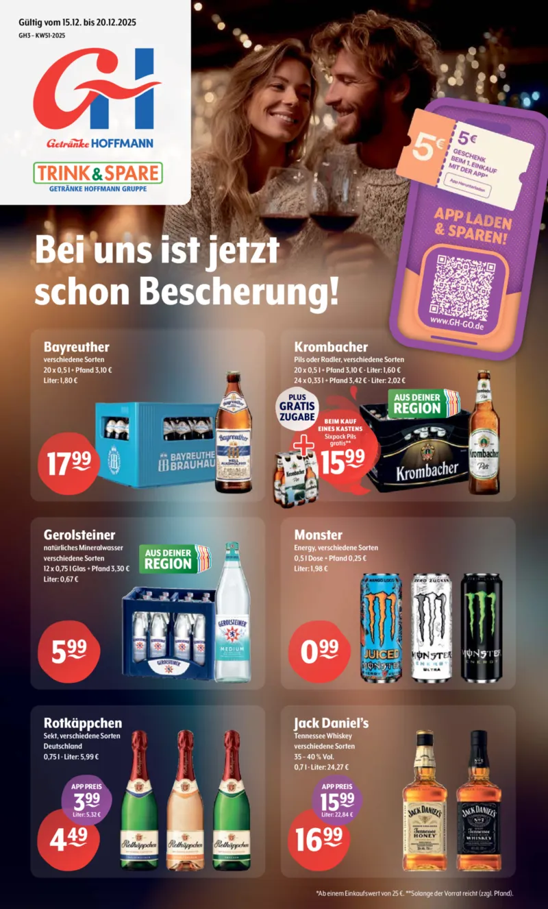 Trink & Spare Prospekt vom 15.12.2025, Seite 1