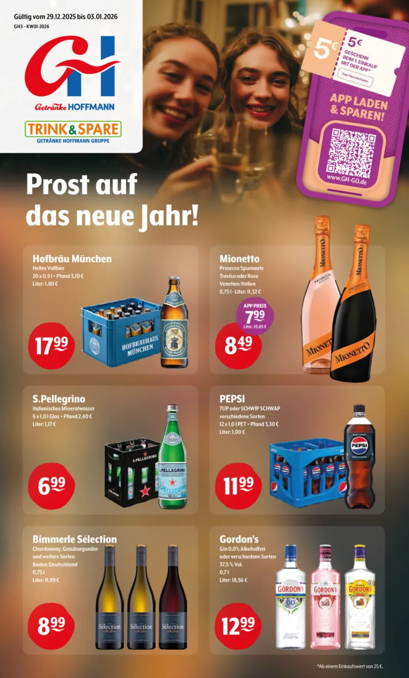 Trink & Spare Prospekt vom 29.12.2025, Seite 1