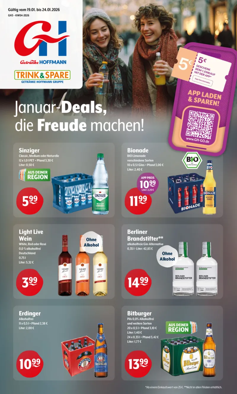 Trink & Spare Prospekt vom 19.01.2026, Seite 1