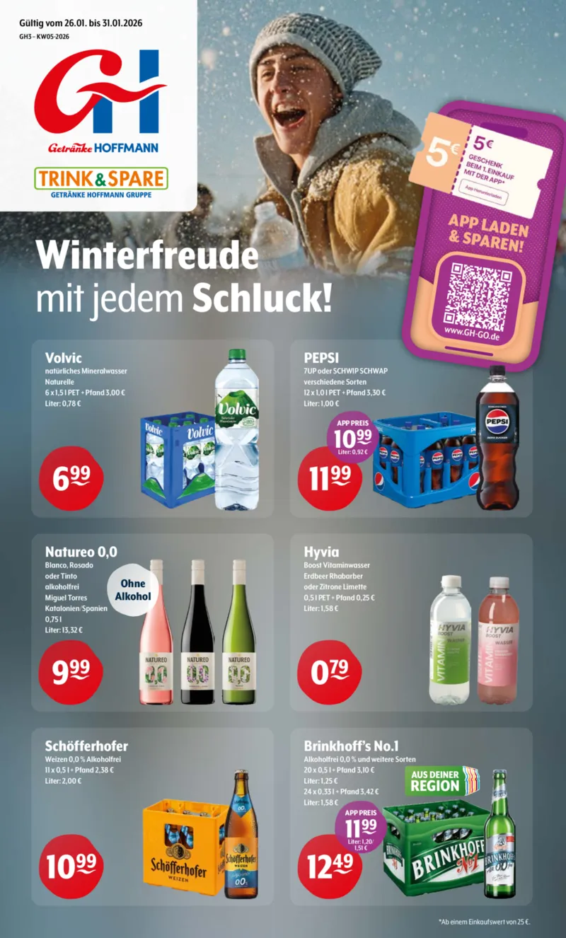 Trink & Spare Prospekt vom 26.01.2026, Seite 1