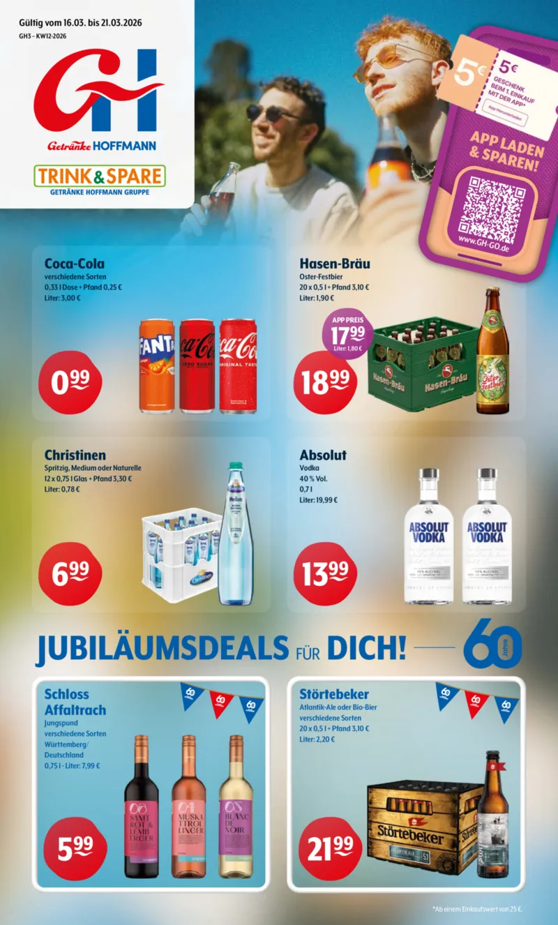 Trink & Spare Prospekt vom 16.03.2026, Seite 1