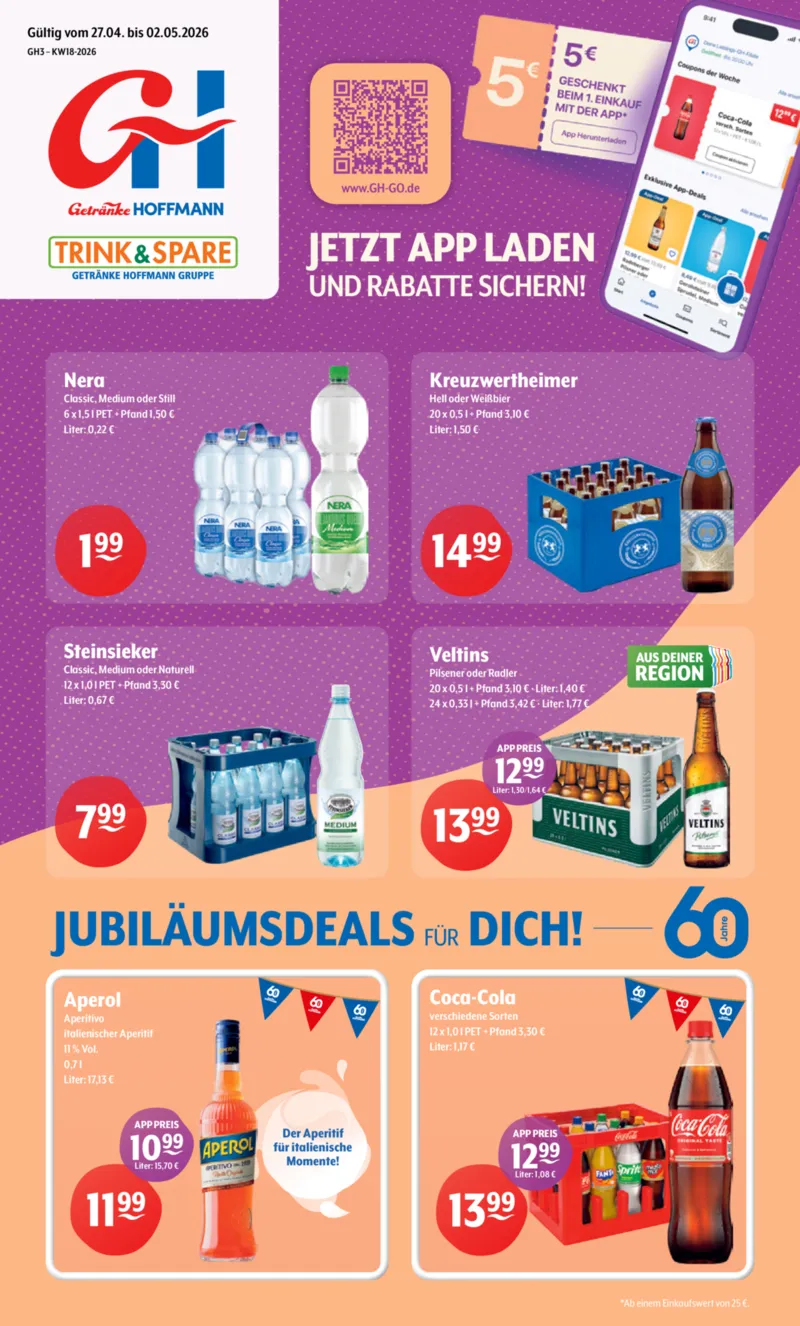 Trink & Spare Prospekt vom 27.04.2026, Seite 1