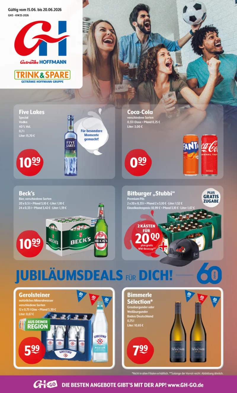 Trink & Spare Prospekt vom 15.06.2026, Seite 1