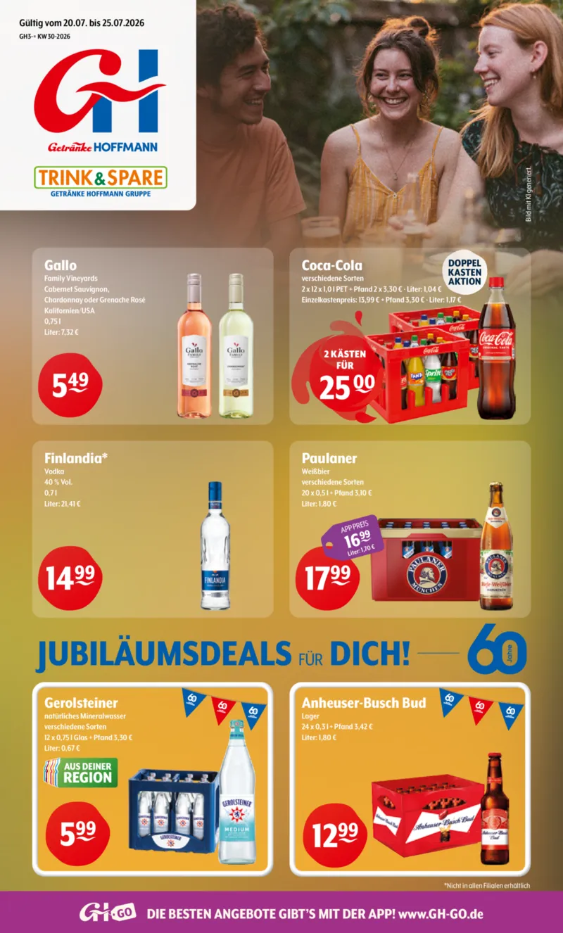 Trink & Spare Prospekt vom 20.07.2026, Seite 1