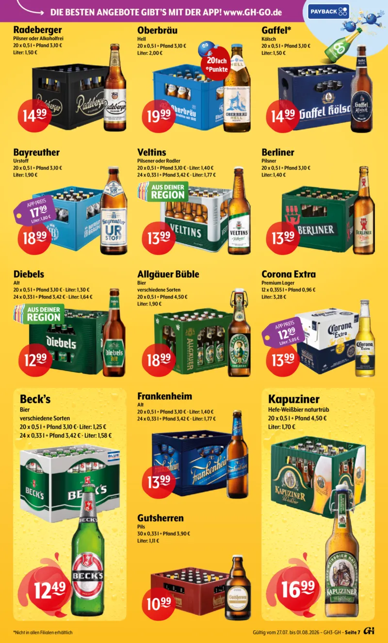 Trink & Spare Prospekt vom 27.07.2026, Seite 7