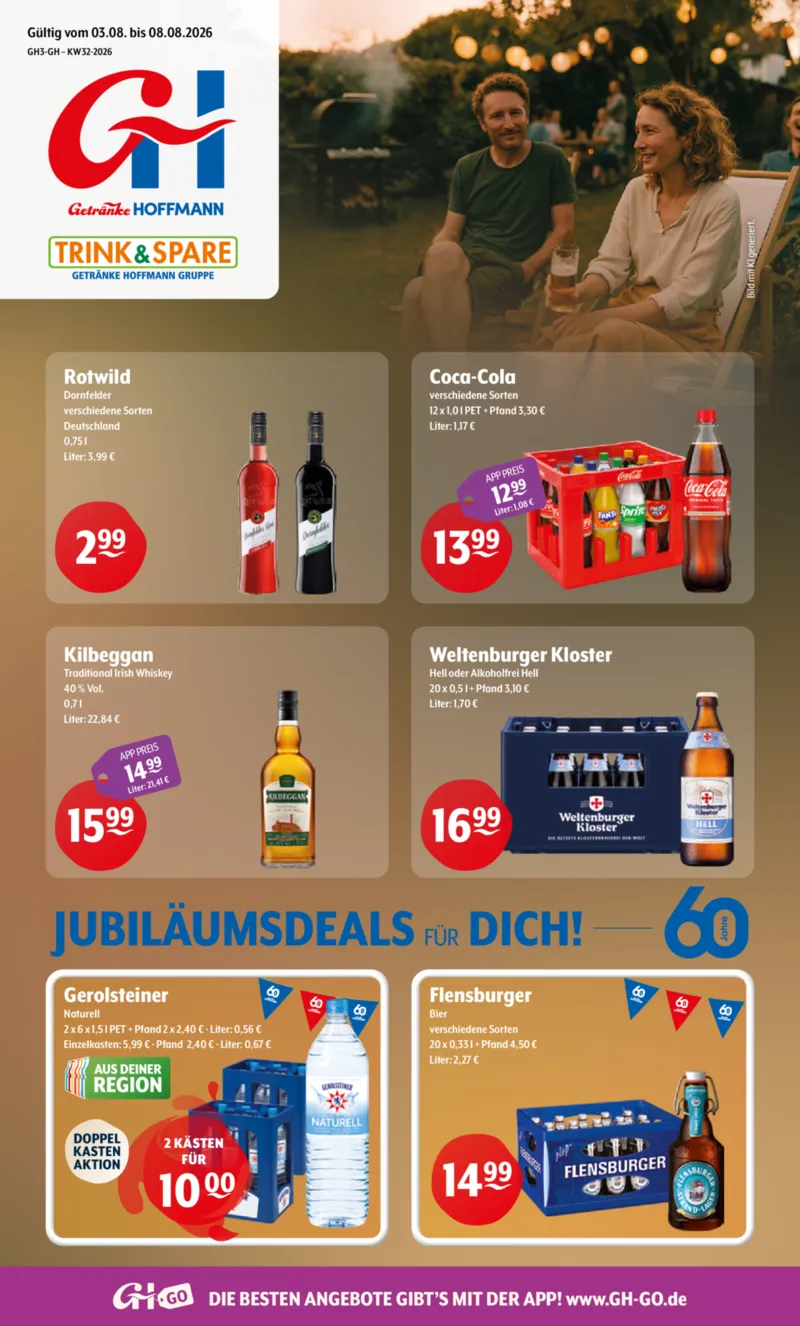 Trink & Spare Prospekt vom 03.08.2026, Seite 1