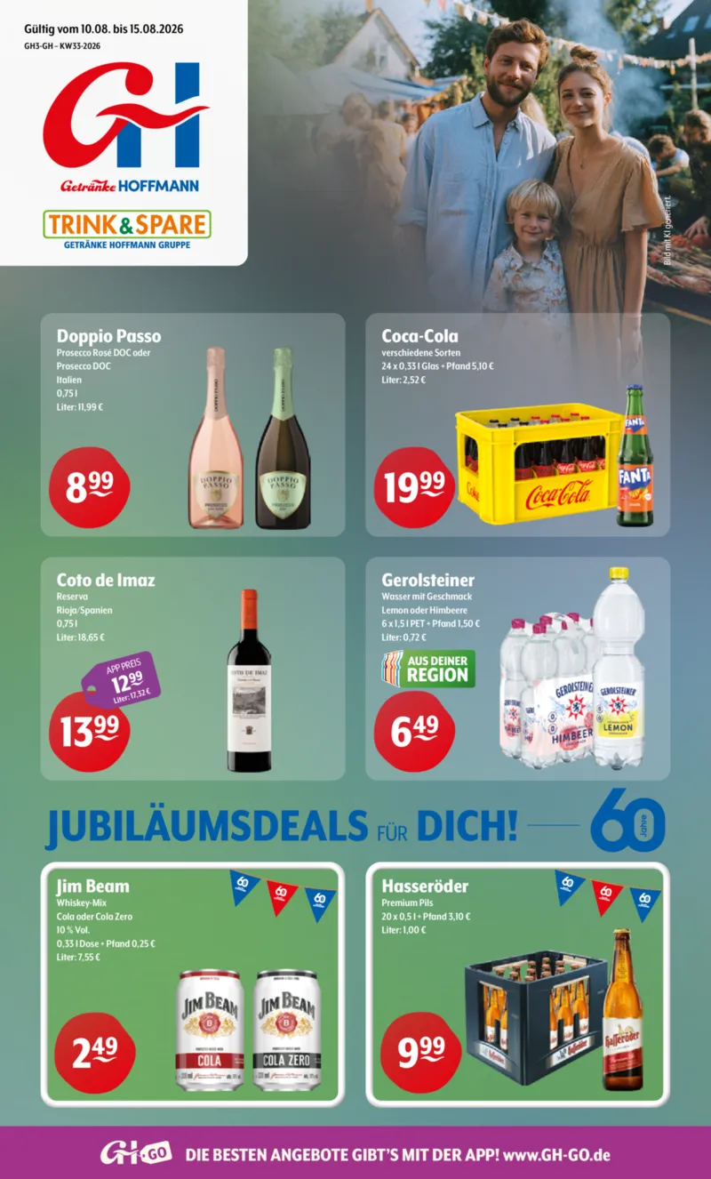 Trink & Spare Prospekt vom 10.08.2026, Seite 1