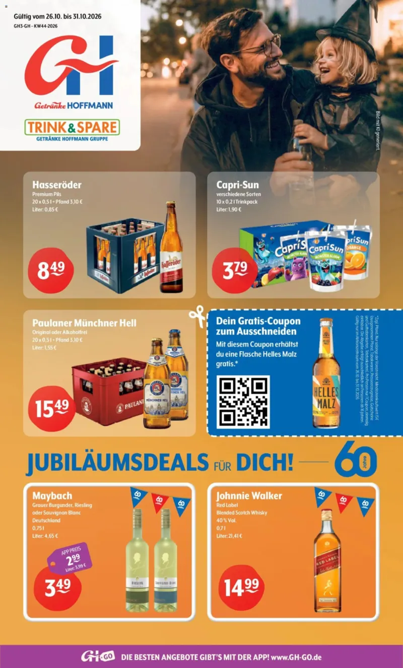 Trink & Spare Prospekt vom 26.10.2026, Seite 1