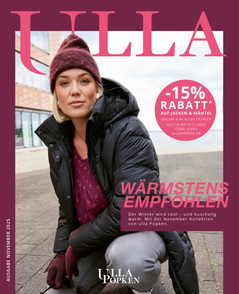 Ulla Popken Prospekt vom 01.11.2025, Seite 1