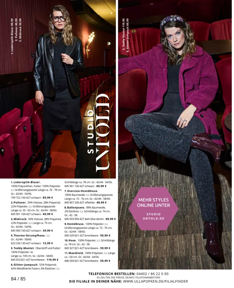 Ulla Popken Prospekt vom 01.11.2025, Seite 84