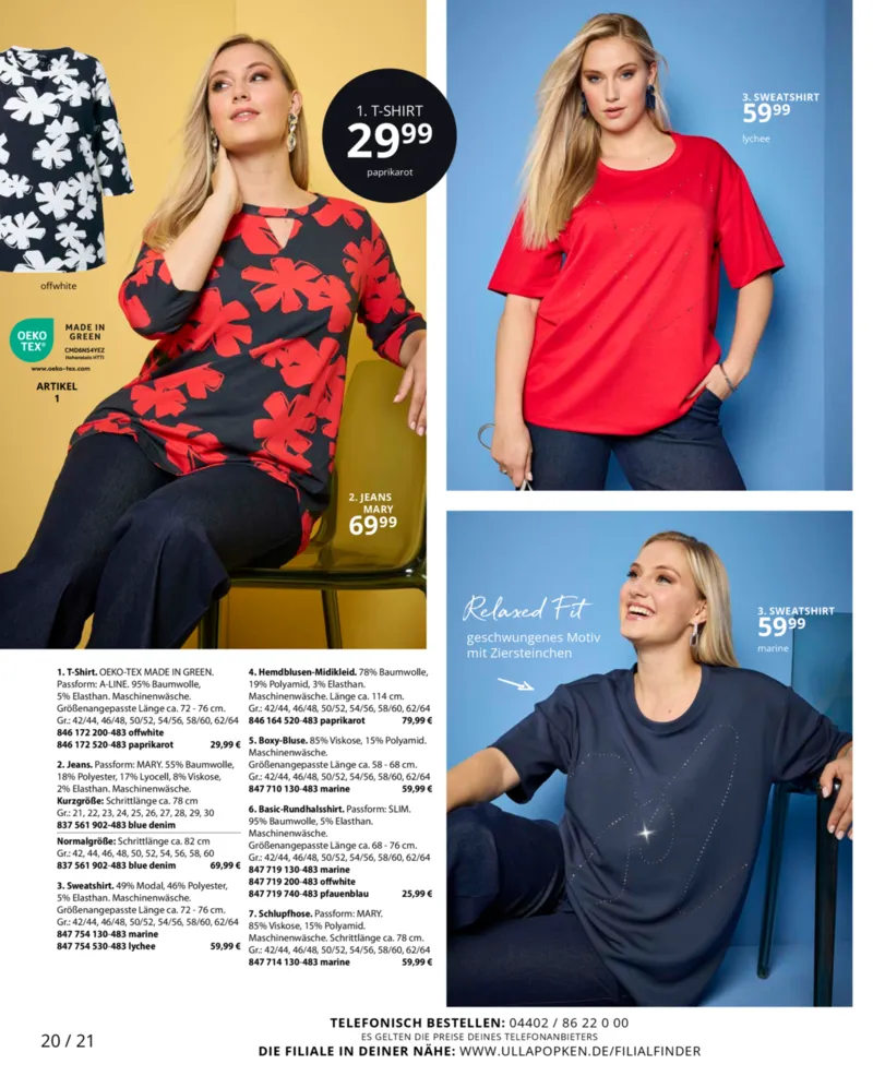 Ulla Popken Prospekt vom 01.03.2026, Seite 20