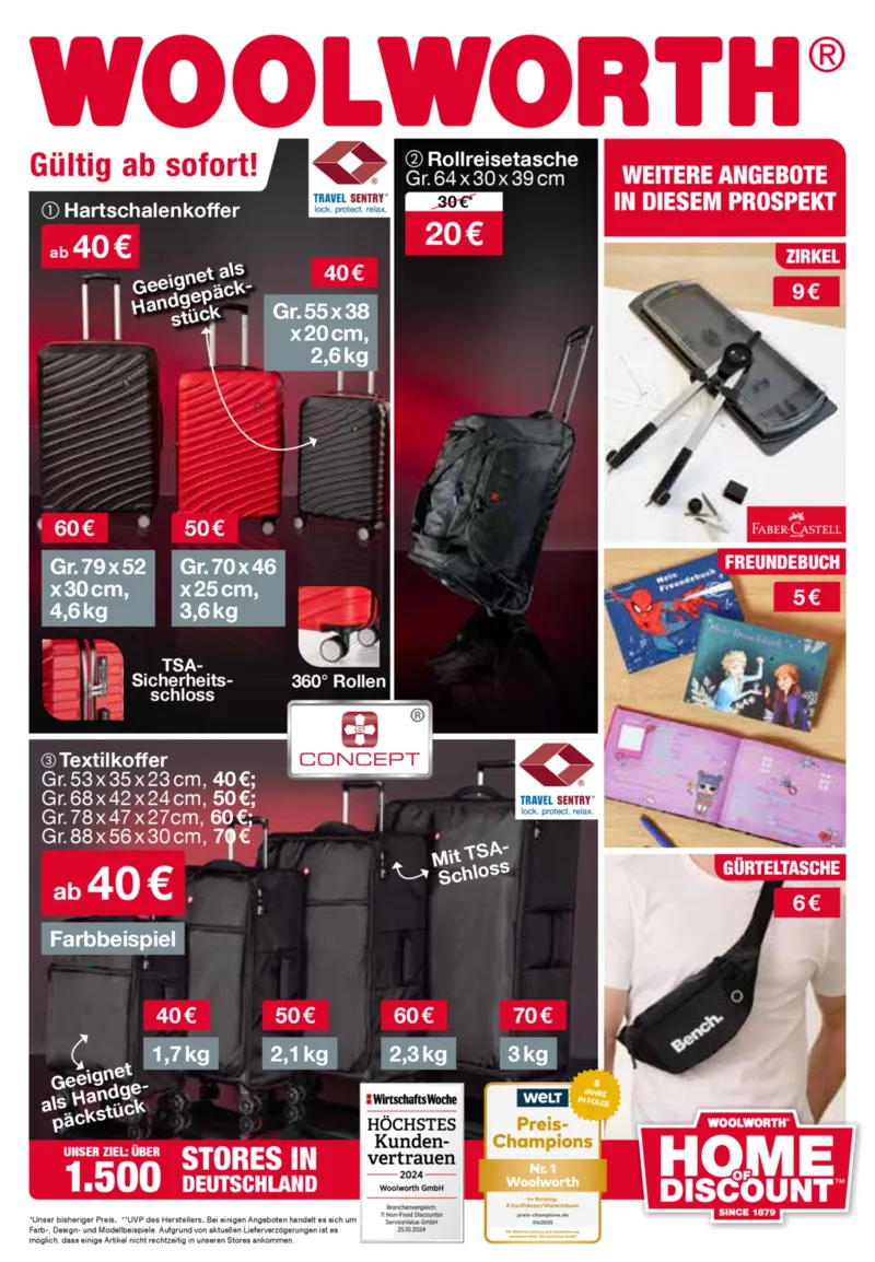 Woolworth Prospekt vom 04.08.2025, Seite 1