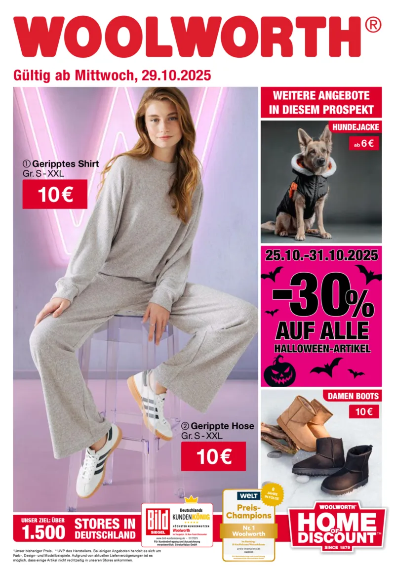 Woolworth Prospekt vom 29.10.2025, Seite 1