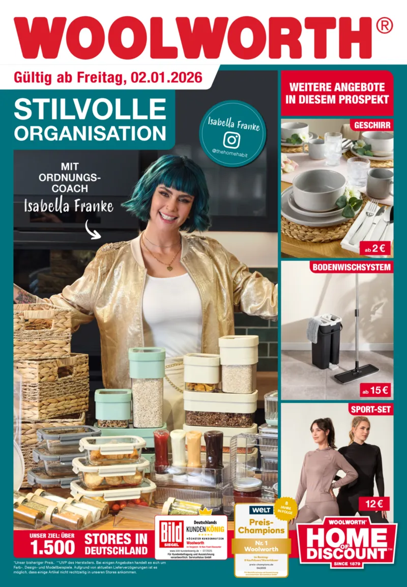 Woolworth Prospekt vom 02.01.2026, Seite 1