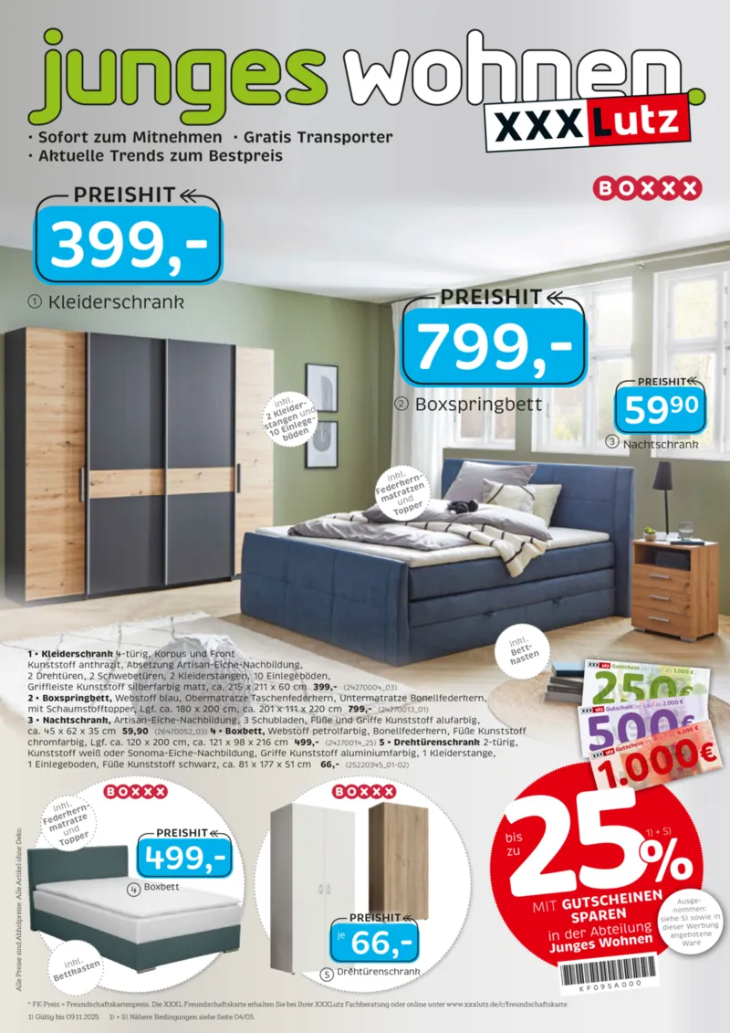 XXXLutz Prospekt vom 26.10.2025, Seite 1