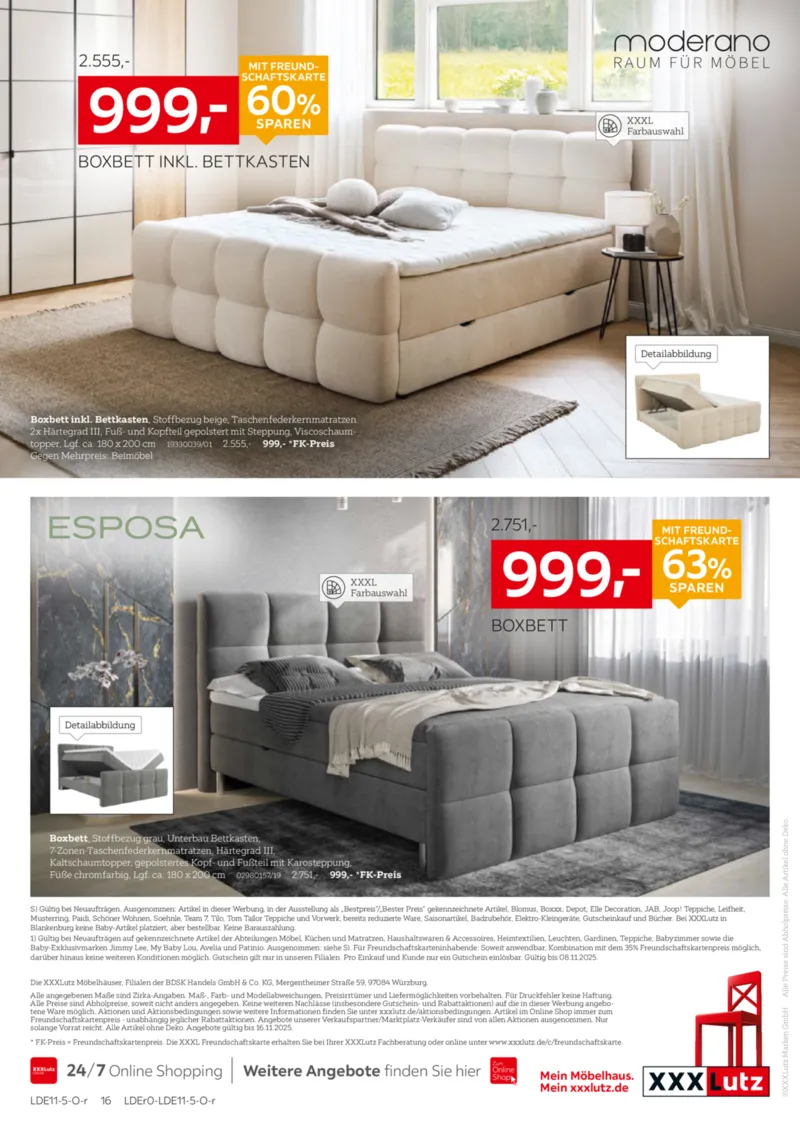 XXXLutz Prospekt vom 02.11.2025, Seite 16