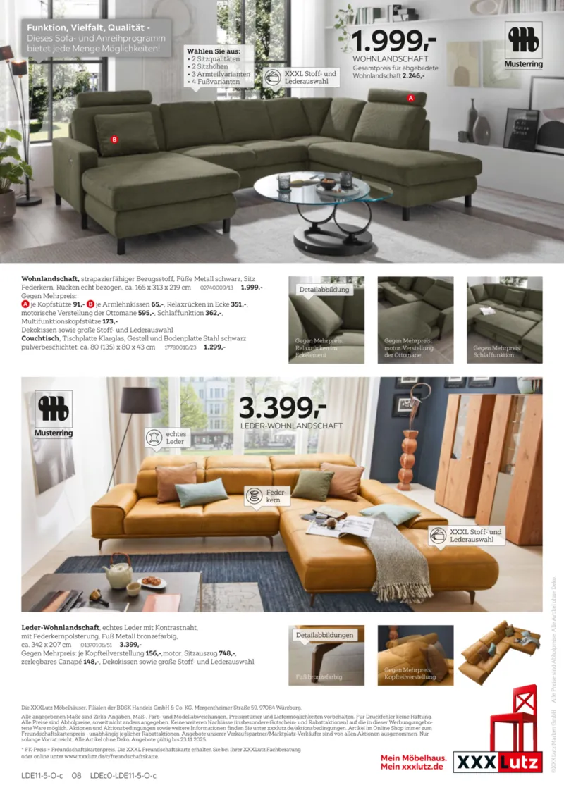 XXXLutz Prospekt vom 09.11.2025, Seite 8