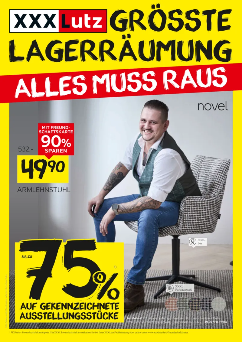 XXXLutz Prospekt vom 09.11.2025, Seite 1