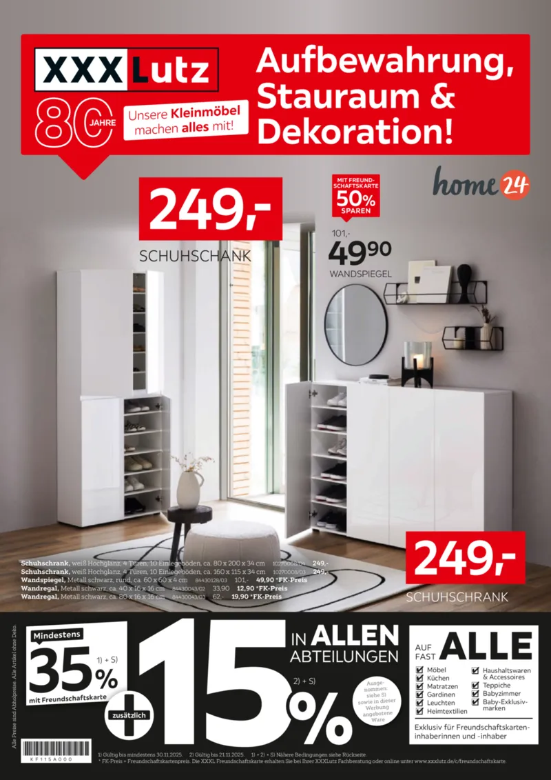 XXXLutz Prospekt vom 16.11.2025, Seite 1