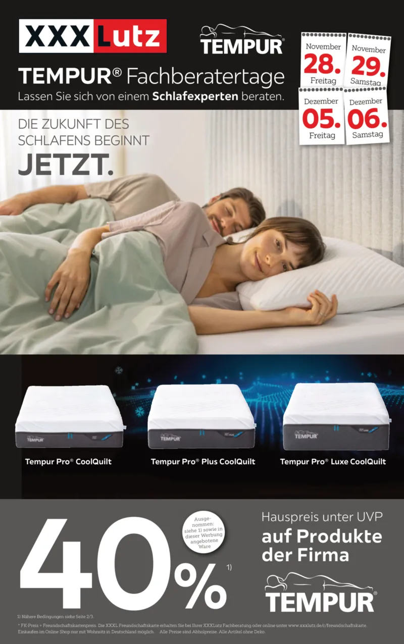 XXXLutz Prospekt vom 23.11.2025, Seite 1