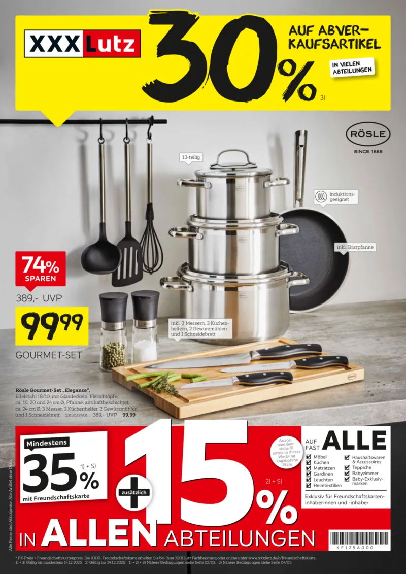 XXXLutz Prospekt vom 30.11.2025, Seite 1