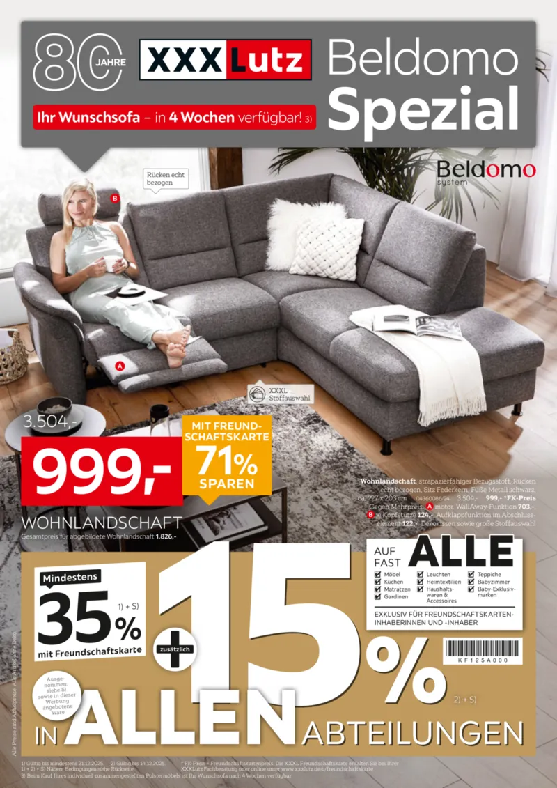 XXXLutz Prospekt vom 07.12.2025, Seite 1